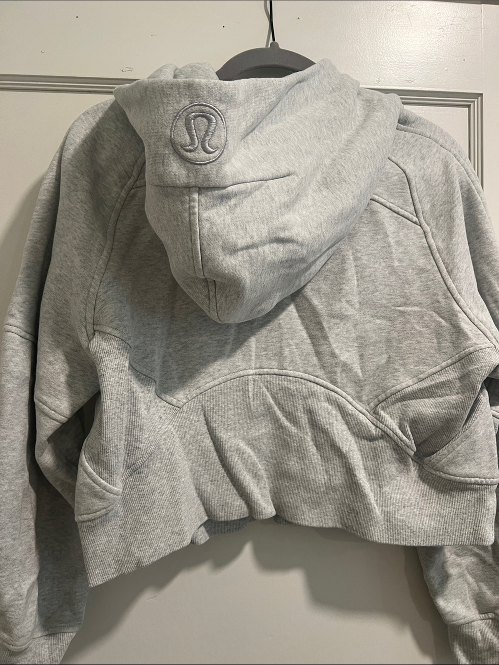 lululemon athletica Light Gray Half-Zip Hoodie - Picture 3 of 3